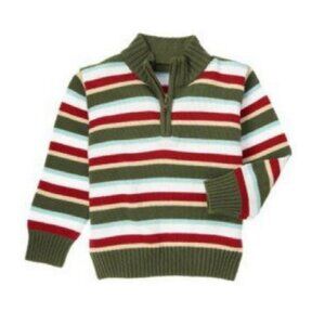 NWT Gymboree Baseball Champ Stripe Sweater Size XS 3-4